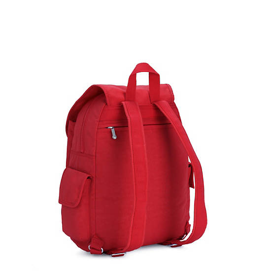 Kipling City Pack Backpacks Cherry Tonal Zipper | AU 1521AH